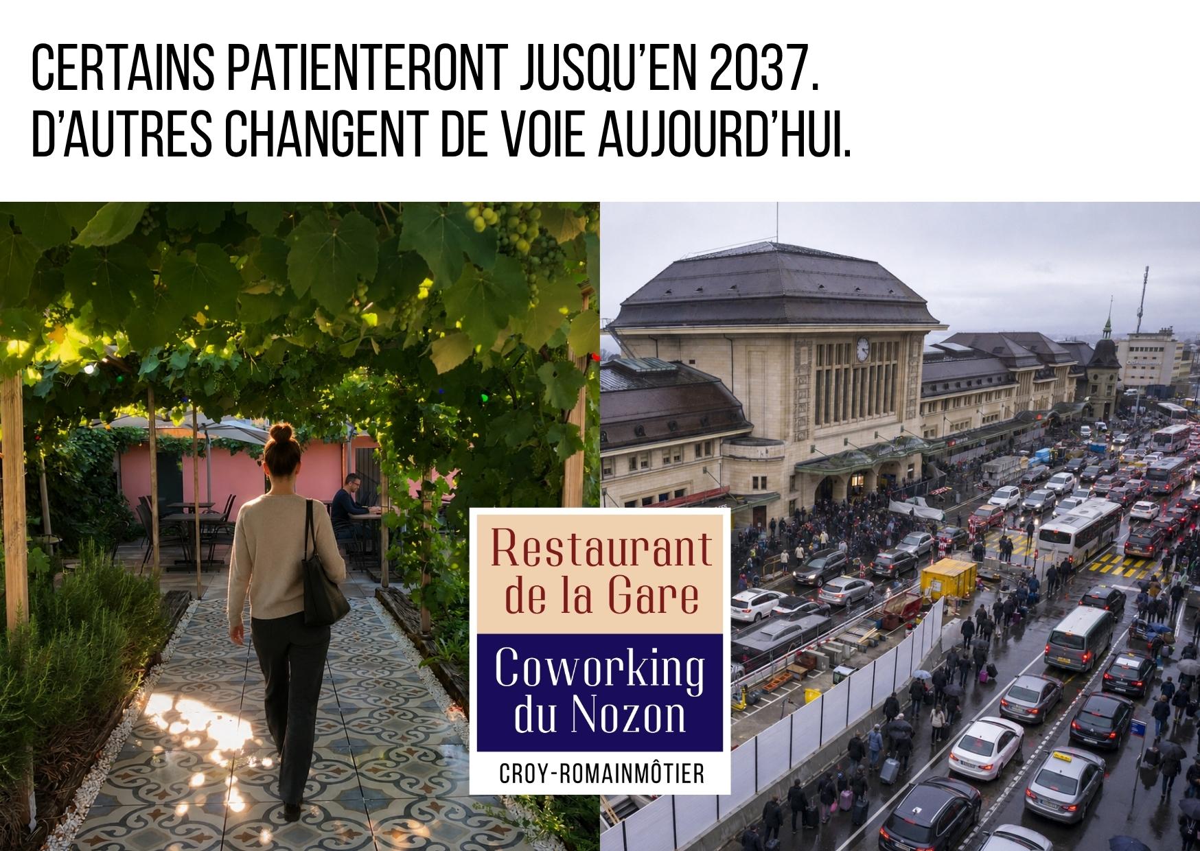 Vous voulez allez à la gare de Lausanne ? mais non !